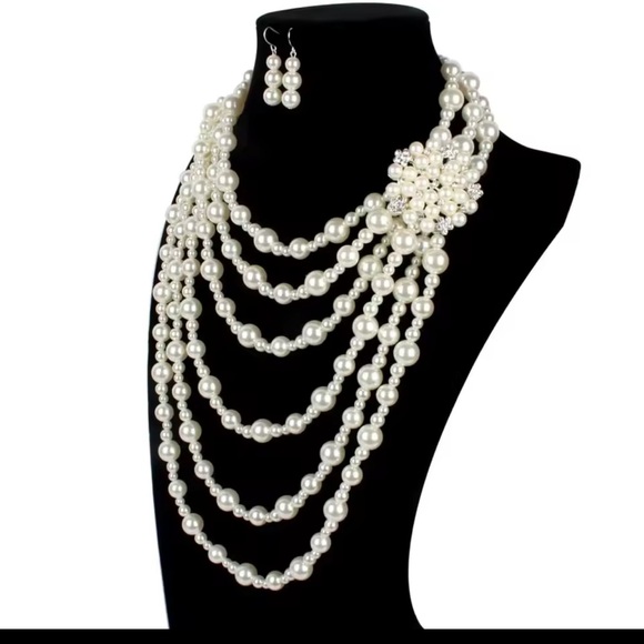 Source Unknown Jewelry - Source Unknown Multi-Strand Pearl Necklace Set